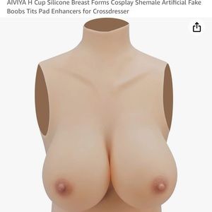 Fake Boobs Prosthetic Breasts H Cup Cosplay Drag